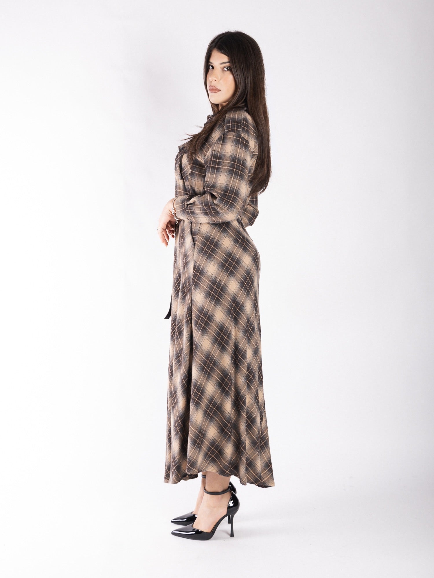 Abito tartan rombi VICOLO