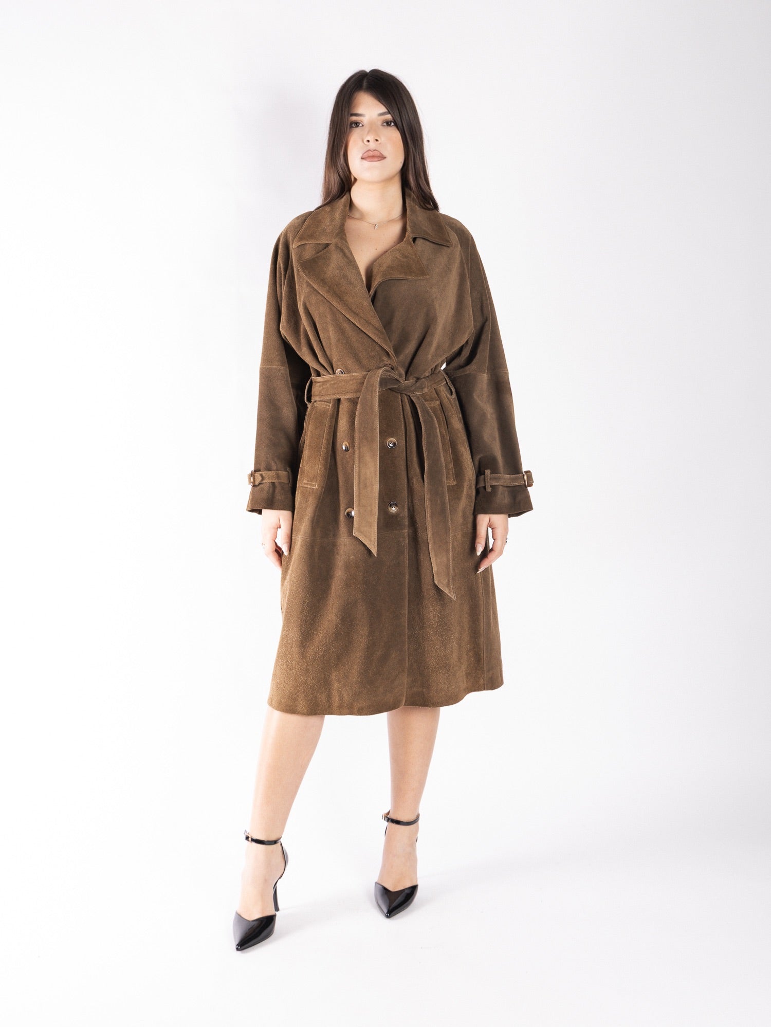 Cappotto in 100% pelle naturale di renna VICOLO