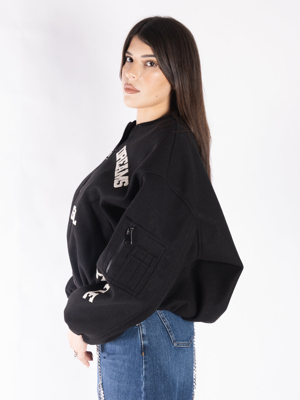 Bomber crop "graffiti" VICOLO