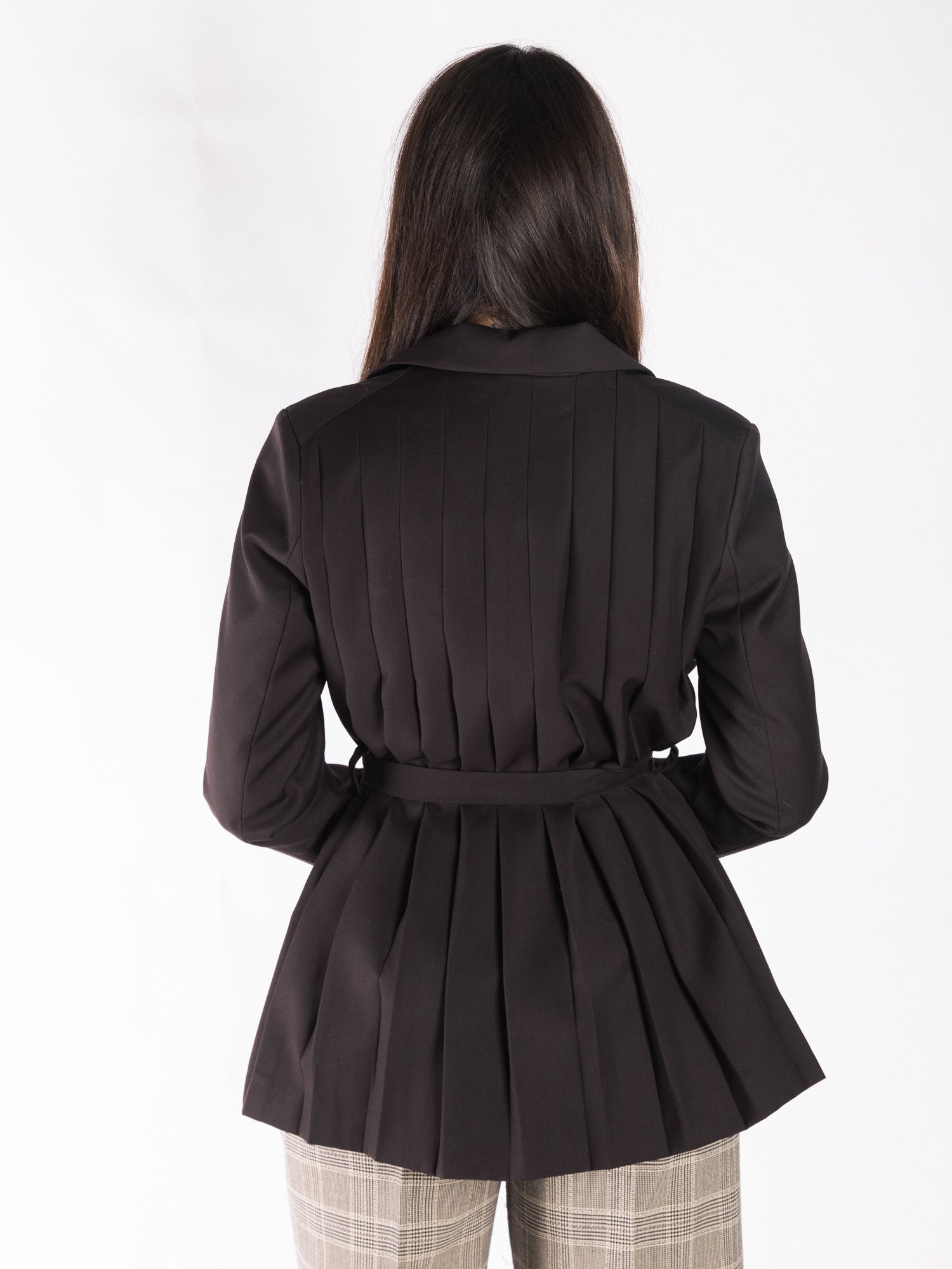 Giacca ampia con plissè VICOLO