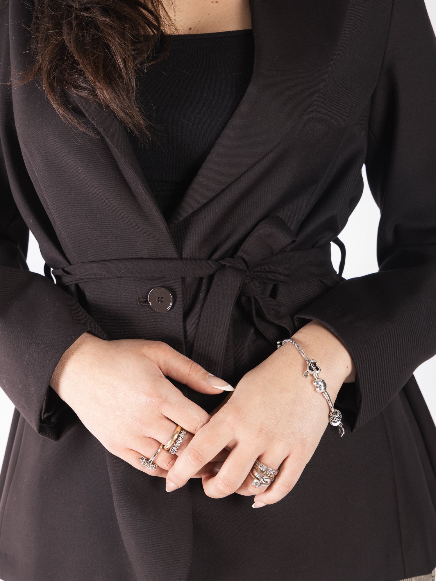 Giacca ampia con plissè VICOLO