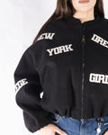 Bomber crop "graffiti" VICOLO