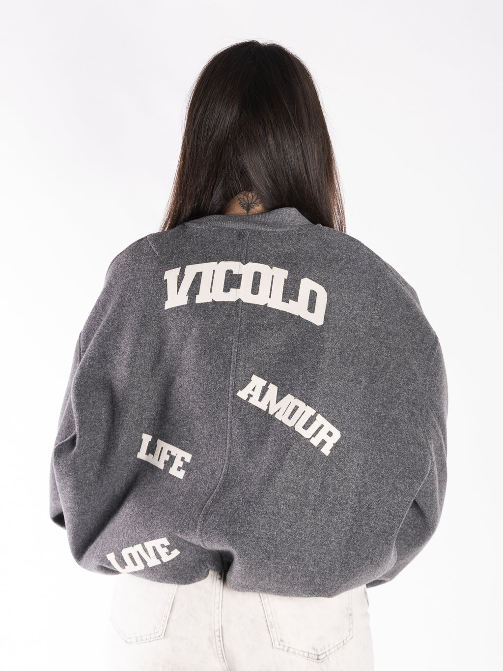 Bomber crop "graffiti" VICOLO