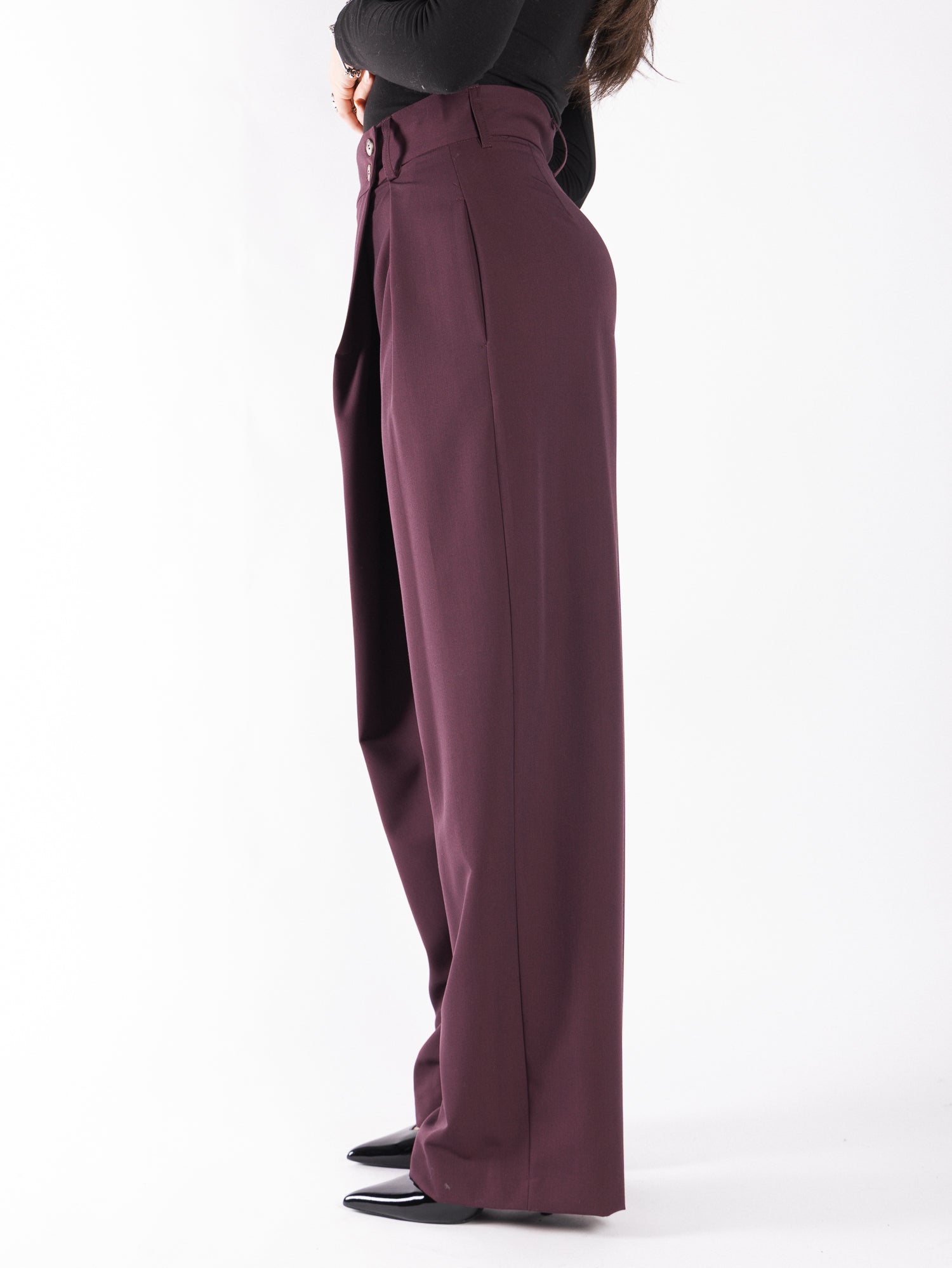 Pantalone balloon asimmetrico in cotone VICOLO