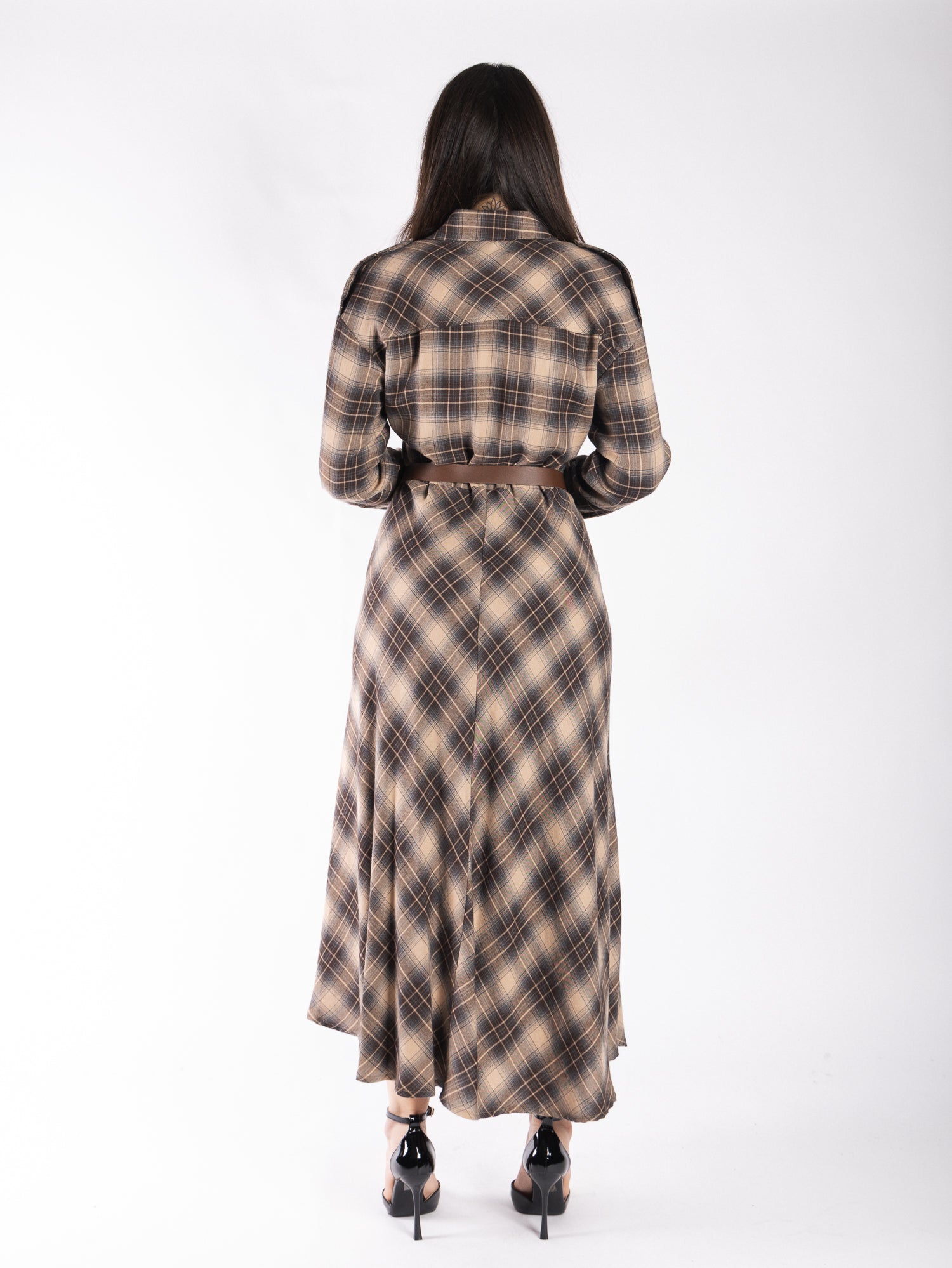 Abito tartan rombi VICOLO