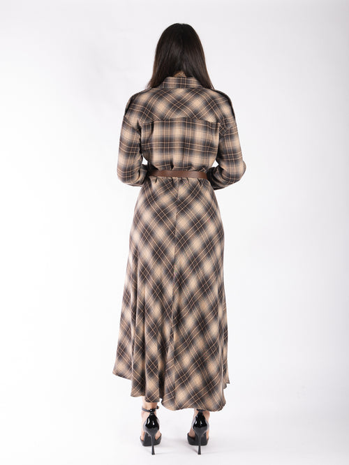 Abito tartan rombi VICOLO