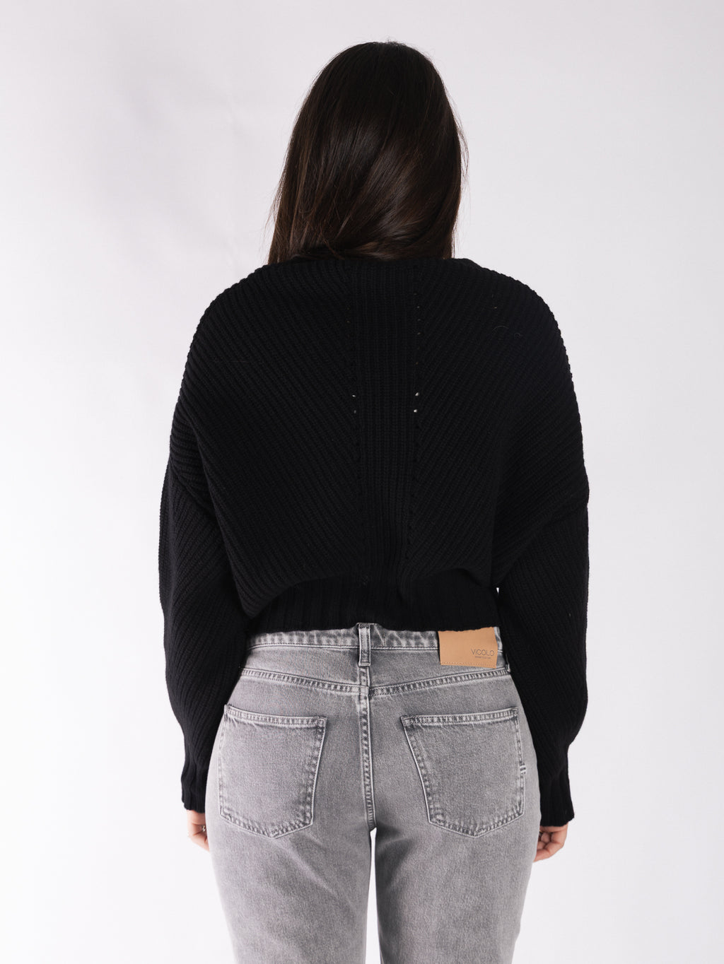 Pullover  crop in lana VICOLO
