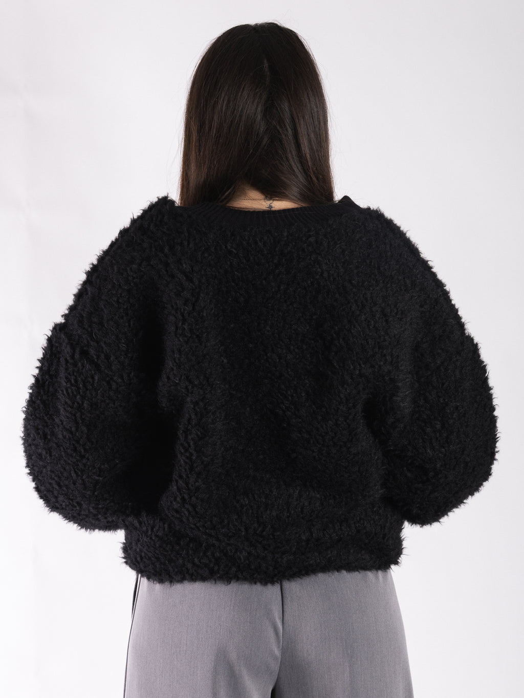 Bomber teddy in misto lana VICOLO