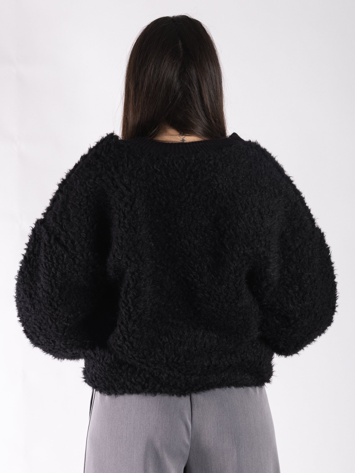 Bomber teddy in misto lana VICOLO