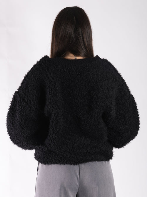 Bomber teddy in misto lana VICOLO