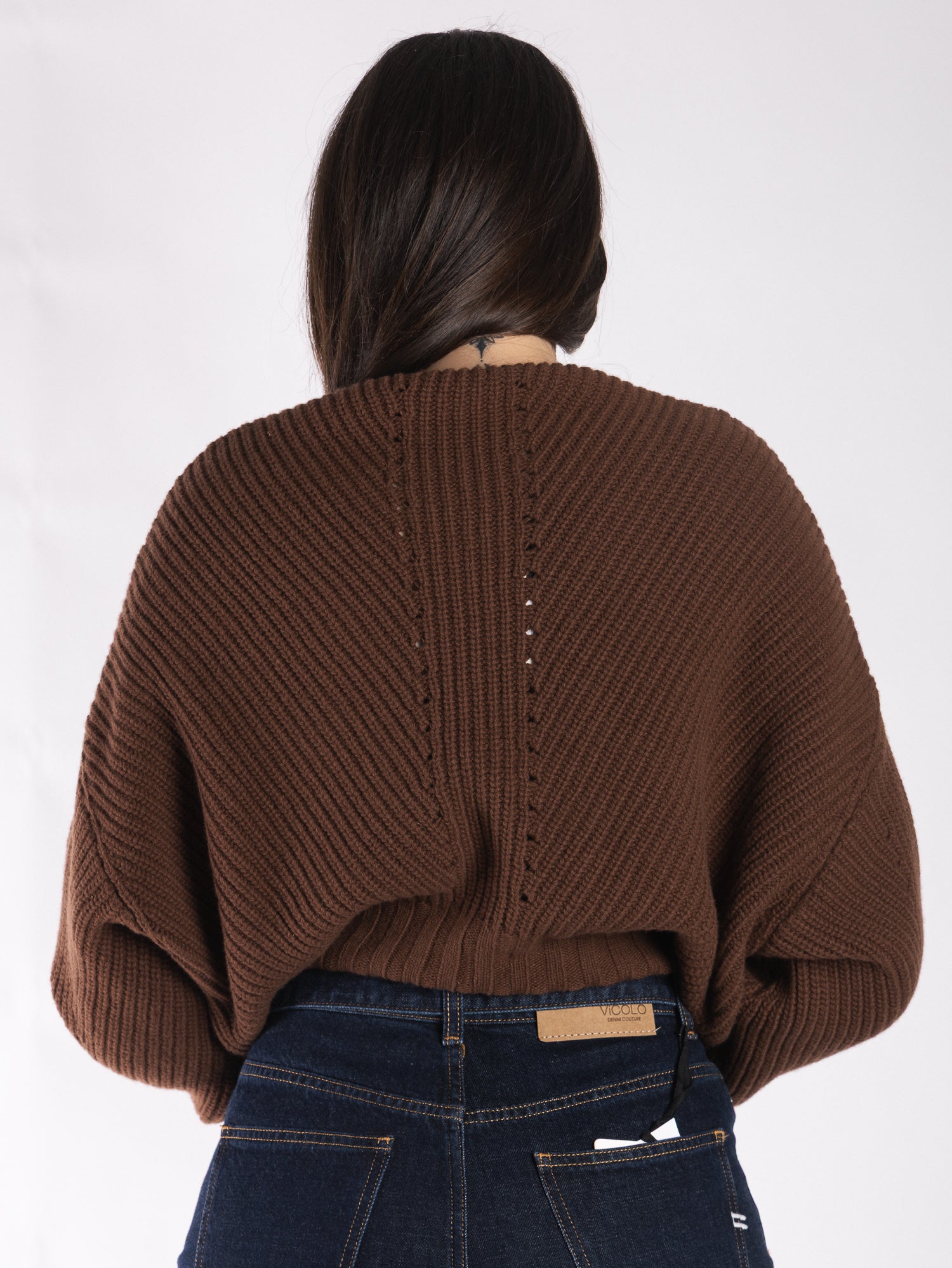 Pullover  crop in lana VICOLO
